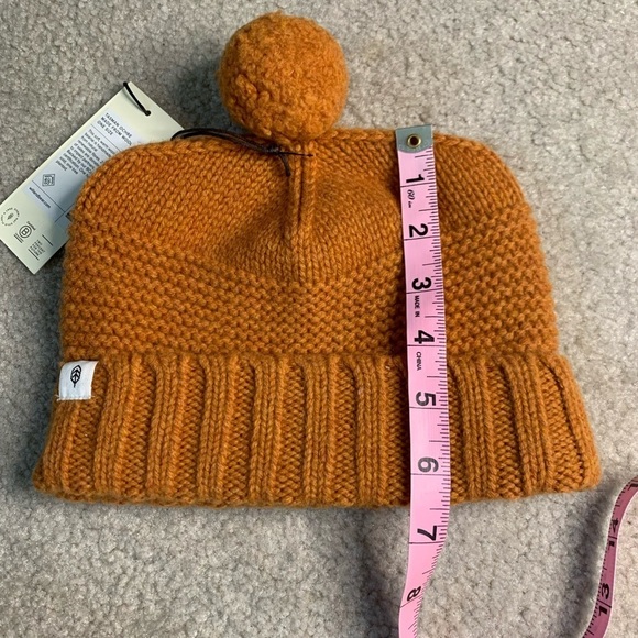 NWT Tasman Ochre Will + Bear Hat Beanie Cap One Size Pumpkin - Picture 6 of 7